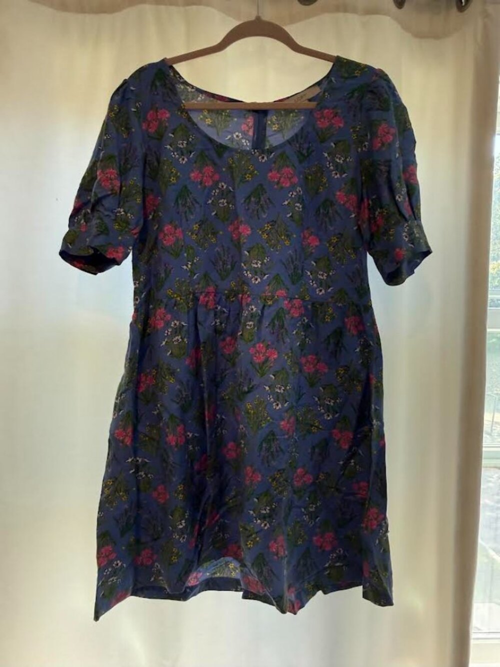 Blue Floral Loft Dress